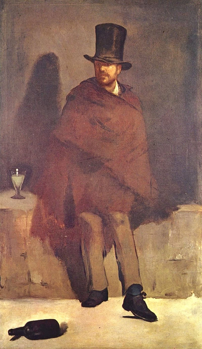   132-Édouard Manet, Il bevitore di assenzio, 1859